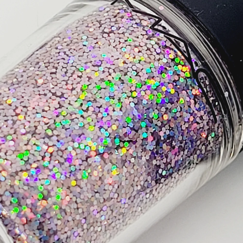 Mac Glitter Pink Hologram Brand New In Box Full Size Iridescent Pink Glitter